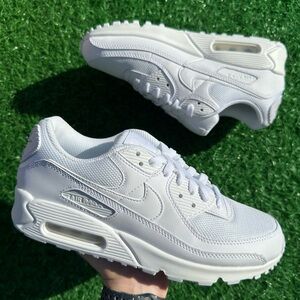 Nike Air Max 90 White / White / Wolf Grey